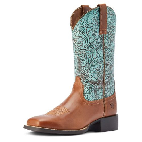 ARIAT STIVALI DONNA ROUND UP WIDE SQUARE TOE