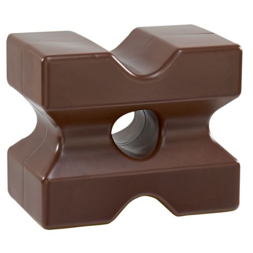 CUBO CIOCCOLATO IN PE PER OSTACOLI  Da cm. 56x45xH.36