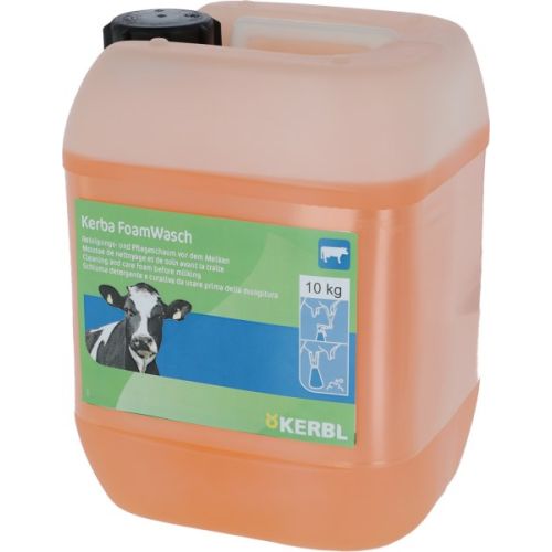 SCHIUMA DETERGENTE PER MAMMELLE KERBA FOAMWASCH 10 KG