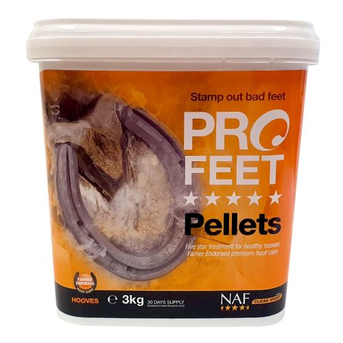 NAF PROFEET PELLETS 3 KG INTEGRATORE CON BIOTINA PER ZOCCOLI FORTI E SANI