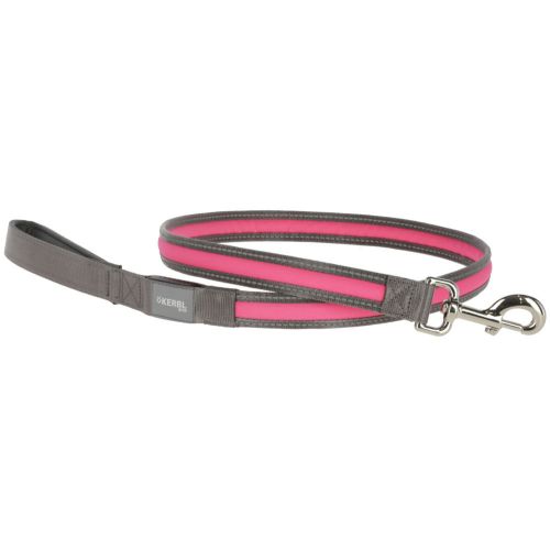 GUINZAGLIO LUMINOSO LIGHT & REFLEX GRIGIO E ROSA 120 CM