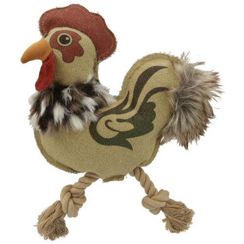 GALLO KARL GIOCOTTOLO PER CANI IN PELUCHE CM 24