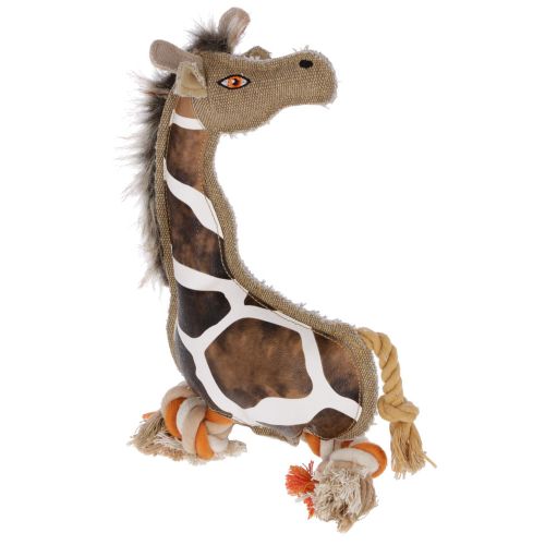 GIRAFFA GINA GIOCOTTOLO PER CANI IN PELUCHE CM 29