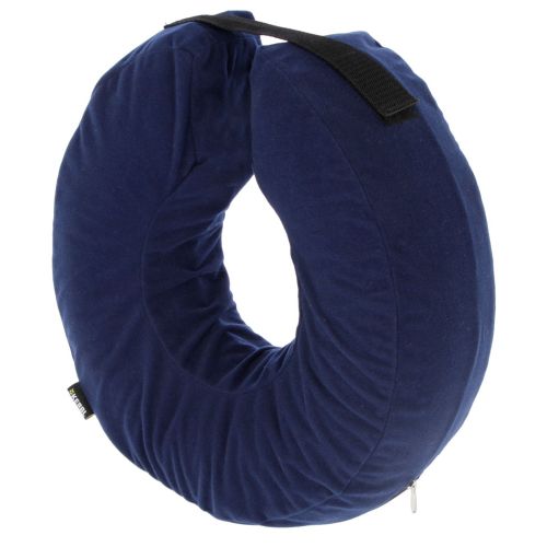 COLLARE ELISABETTA PER CANI GONFIABILE 36-50CM BLU