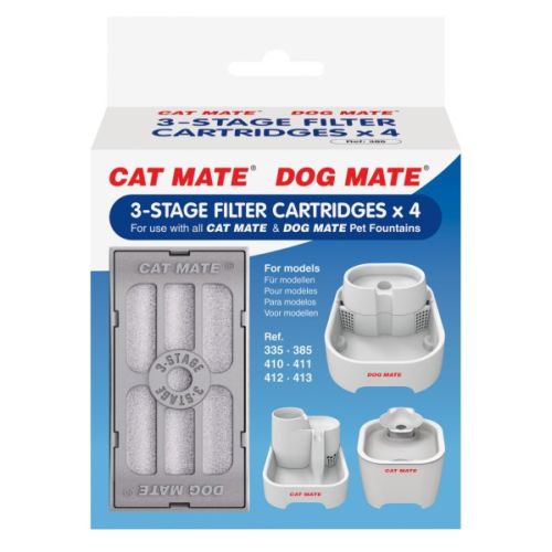 FILTRO DI RICAMBIO A 3 STADI PER CATMATE E DOGMATE CONF. 4PZ