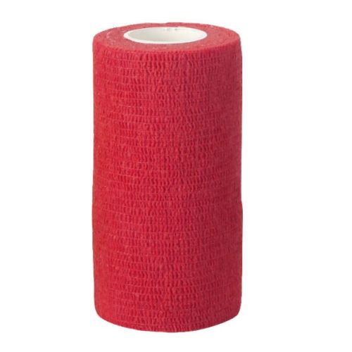 FASCIA UNGHIE VETLASTIC 10 CM ROSSO CONFEZIONA DA 25 PZ