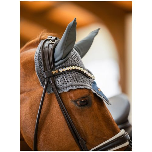 CUFFIETTA ANTIMOSCHE PER CAVALLO BLU METALLIZZATO EQUESTRIAN STOCKHOLM