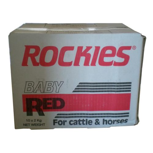 INTEGRATORE RED ROCKIES 2 KG.  per equini e bovini - Mattonella