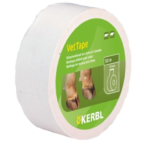 BENDAGGIO PER ZOCCOLI VET TAPE 50 MT 5 CM BIANCO