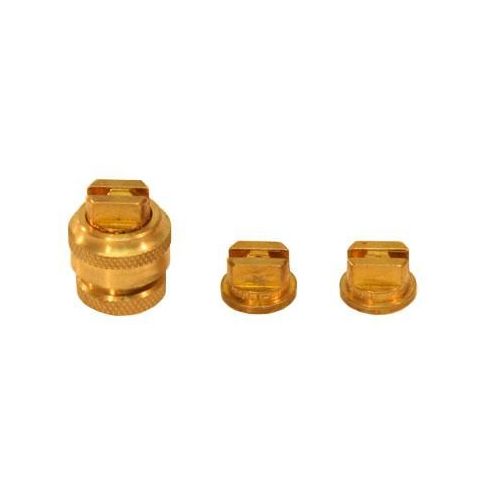 UGELLO PIATTO                   CON INSERTO DA 0,2 MM  E 2 INSERTI AGGIUNTIVI RICAMBIABILI DA 0,3 E 0,4 MM