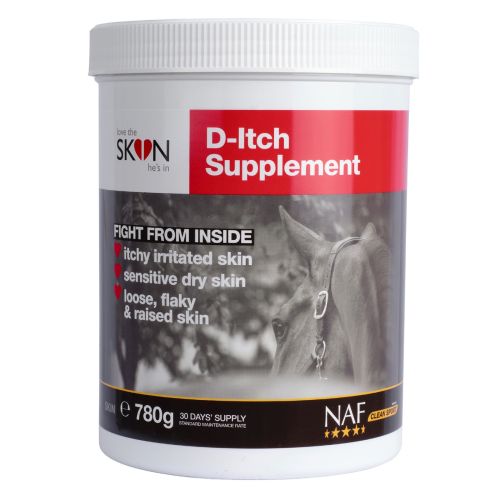 NAF LOVETHESKINHE'SIN D-ITCH SUPPLEMENT 0,780KG PER DERMATITE ESTIVA