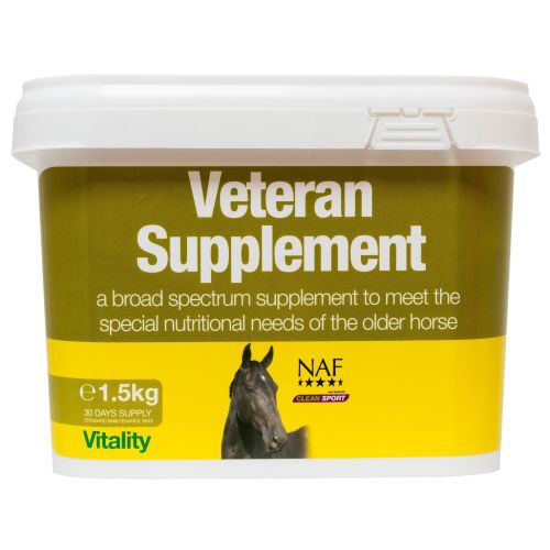 NAF VETERAN SUPPLEMENT 1.5 KG INTEGRATORE PER CAVALLI ANZIANI