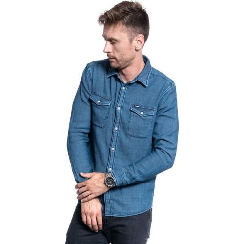 CAMICIA UOMO OVERSHIRT LIGHT INDIGO WRANGLER