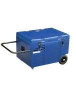 BAULE TROTTATORI PE BLU MARINE  Orizzontale con ruote e maniglione