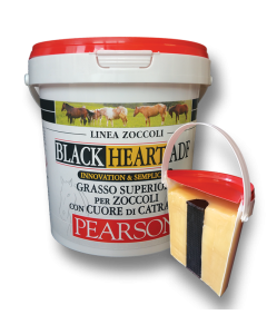 BLACK HEART ADF GRASSO ZOCCOLI CON CUORE DI CATRAME