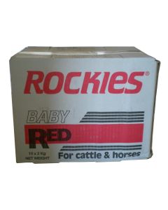 INTEGRATORE RED ROCKIES 2 KG.  per equini e bovini - Mattonella