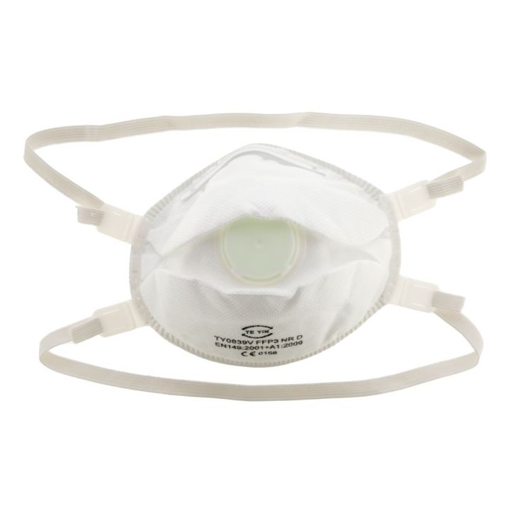 MASCHERA DI PROTEZIONE PER POLVERI SOTTILI FFP3 NR D CON VALVOLA 3PZ