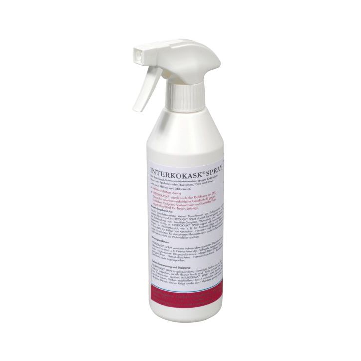 DISINFETTANTE PER STALLA INTERKOKASK SPRAY, CONTRO BACTERI, VIRUS, UOVA E MICETI 500 ML