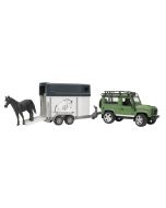 LAND ROVER DEFENDER CON TRAILER 1 CAVALLO