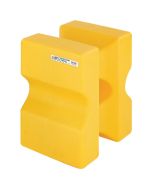 CUBO GIALLO IN PE PER OSTACOLI Da cm. 56x45xH.36