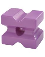 CUBO VIOLA IN PE PER OSTACOLI  Da cm. 56x45xH.36