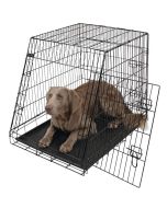 TRASPORTINO PER CANI INCLINATO CON 2 PORTE, 92 x 63 x 74 CM