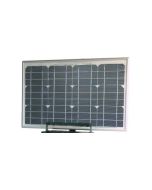 PANNELLO SOLARE 26 Watt completo di supporto, collegamenti e regolatore di carica