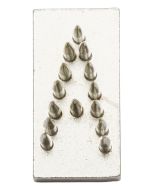 CARATTERI PER TATUAGGI, SET DI LETTERE SINGOLE, 50 X 25 X 4 MM