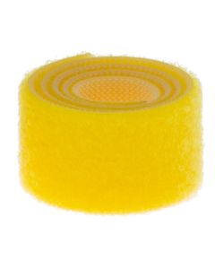 CHIUSURA IN VELCRO DI RICAMBIO PER SCARPETTA TUBBEASE TAGLIA XXL COLORE GIALLO