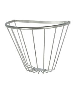 RASTRELLIERA A MEZZALUNA GALVANIZZATA 80 X 43 X 67 CM