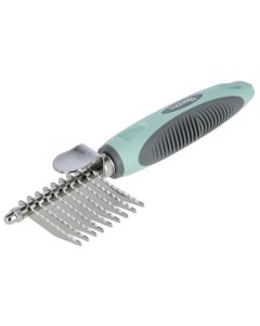 PETTINE DISTRICANTE DA 18,5 CM 9 DENTI TURCHESE