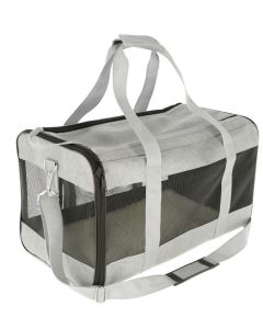 BORSA PER CANI CASUAL GRIGIA 41X28X29CM FINO A 9KG