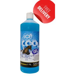 NAF ICE COOL GEL 1L RINFRESCANTE DEFATICANTE TENDINI LEGAMENTI CAVALLO