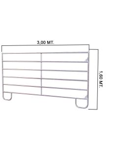 FENCE PER CAVALLI IN FERRO ZINCATO DA MT 3 X H 1,60 MT