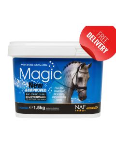 NAF MAGIC POWDER 1,5 KG. INTEGRATORE CALMANTE E RILASSANTE PER CAVALLI