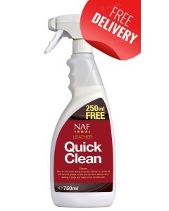 NAF LEATHER QUICK CLEAN 750ML SAPONE GLICERINA SPRAY PER CUOIO