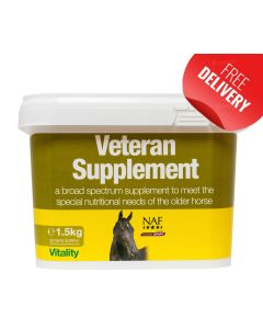 NAF VETERAN SUPPLEMENT 1.5 KG INTEGRATORE PER CAVALLI ANZIANI